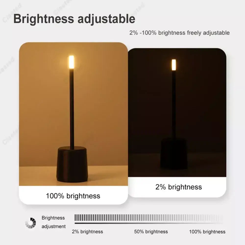 Silver Touch Table Lamp