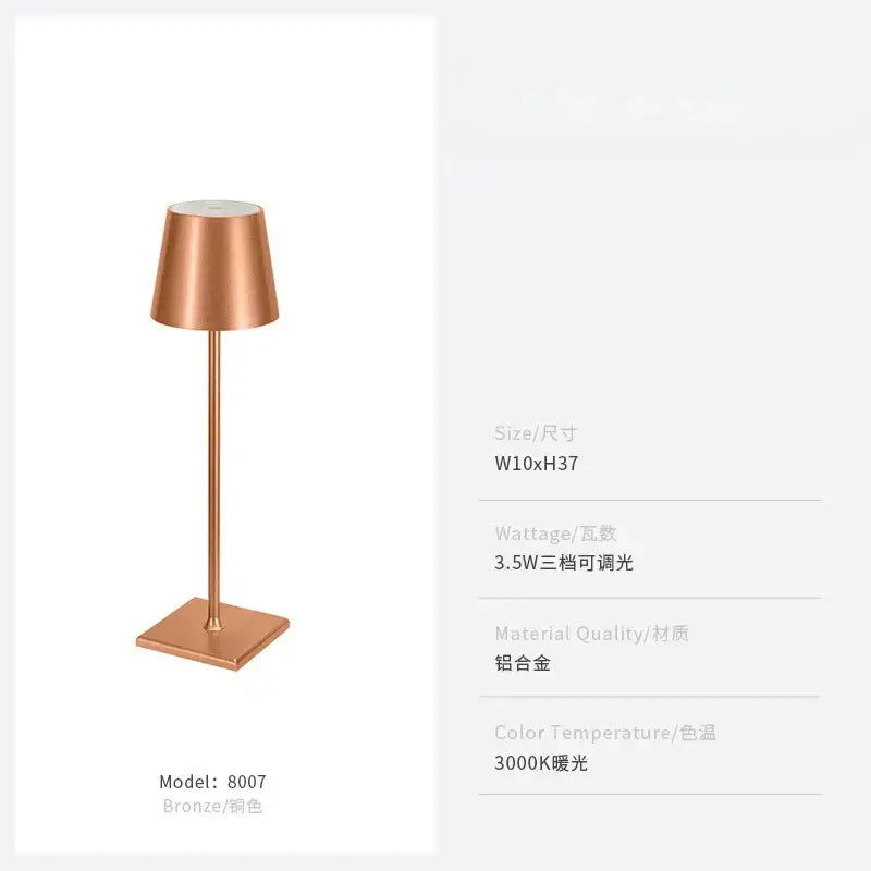 Copper Touch Table Lamp