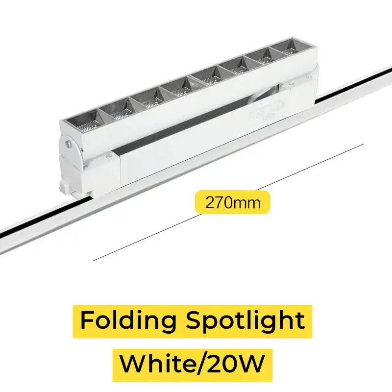 Black LED Track Light Rail Set Design