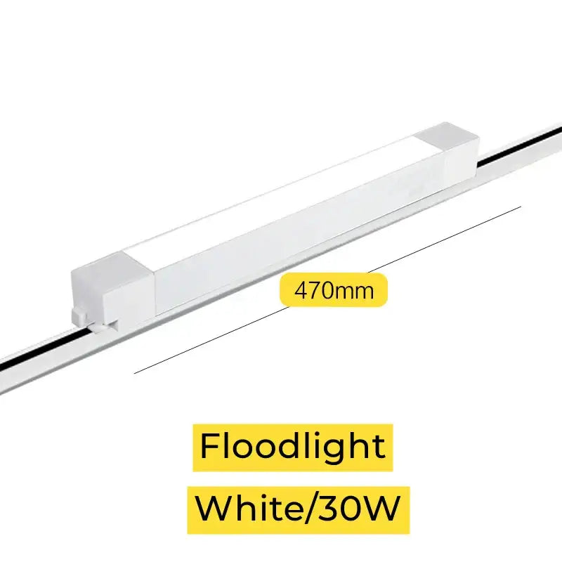 Black LED Track Light Rail Set Design