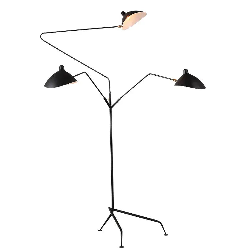 Black Tripod Floor Lamp Remote Control