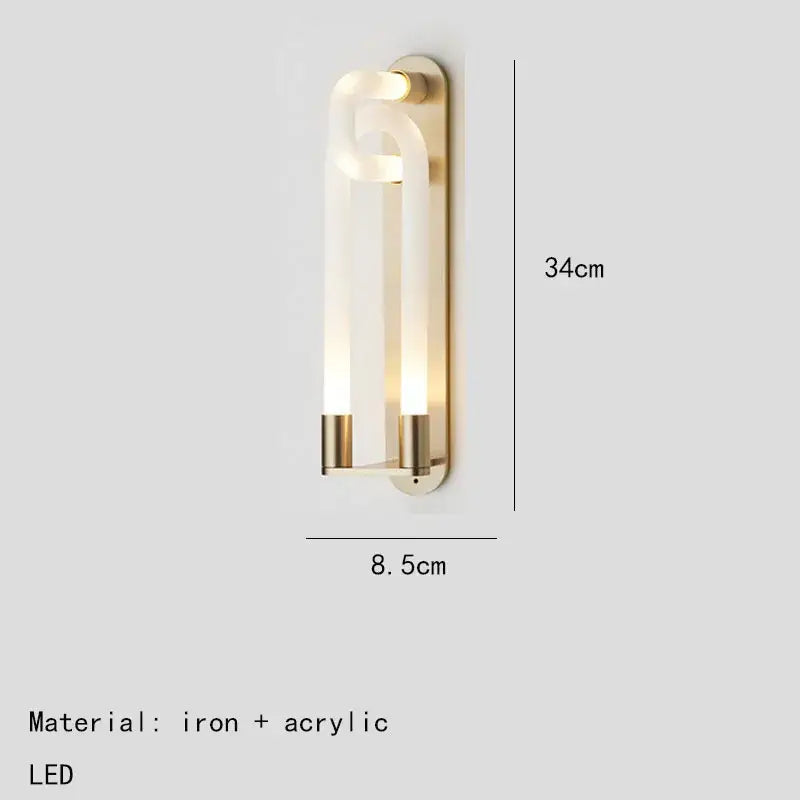 Gold Minimalist Wall Light