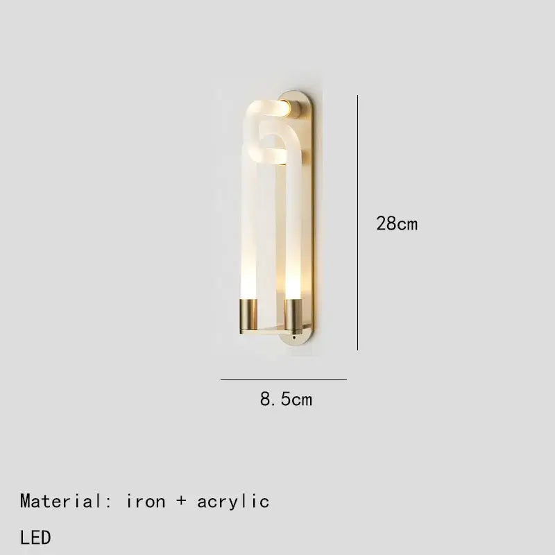 Gold Minimalist Wall Light