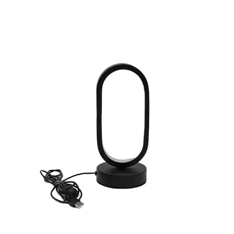 Gold Oval Bedside Lamp