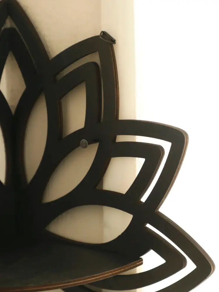 Black Metal Floating Shelf