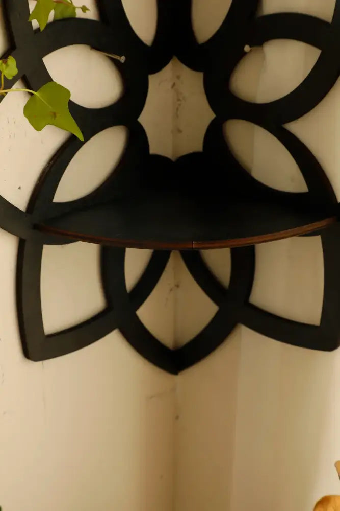 Black Metal Floating Shelf