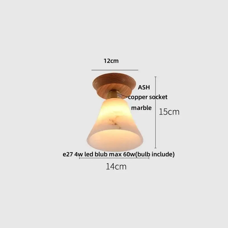 Lotus Glass Ceiling Light