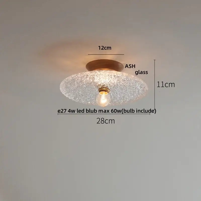 Lotus Glass Ceiling Light