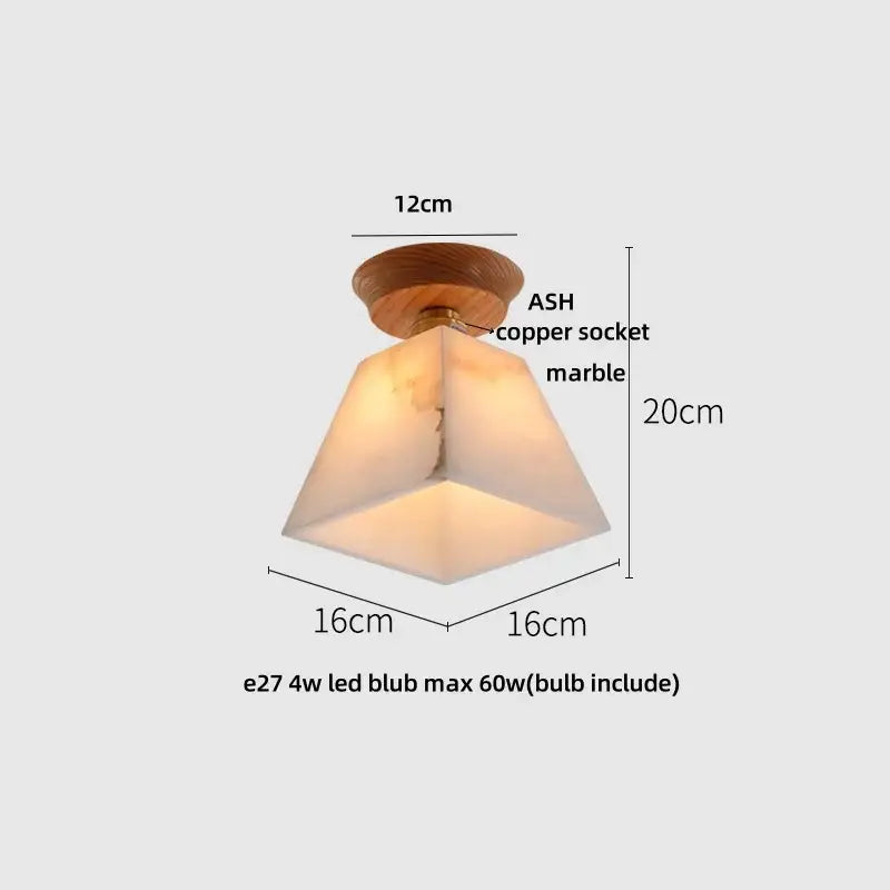 Lotus Glass Ceiling Light