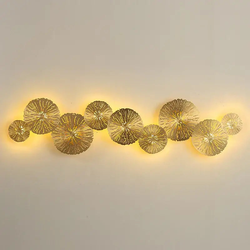 Copper Lotus Wall Lamp