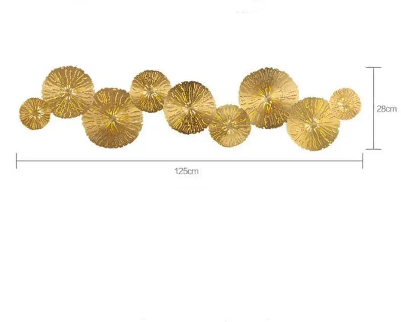 Copper Lotus Wall Lamp