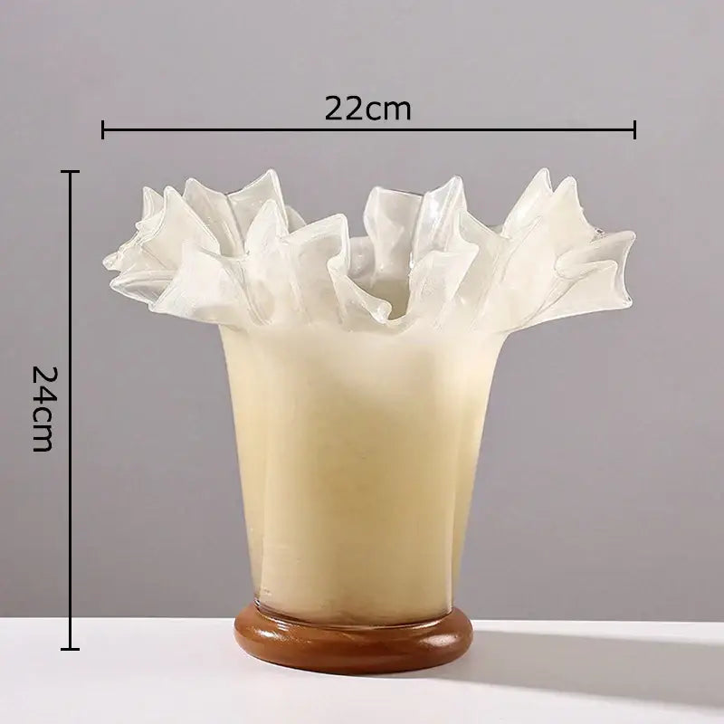 Blush Pink Lotus Ceramic Vase