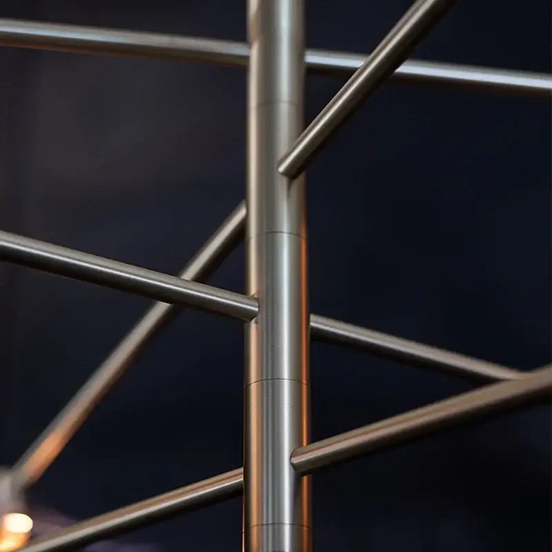 Black Lotus Glass Chandelier