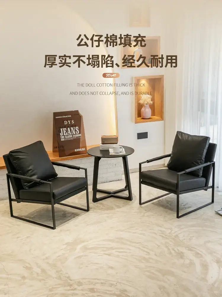Brown Leather Sofa Chair