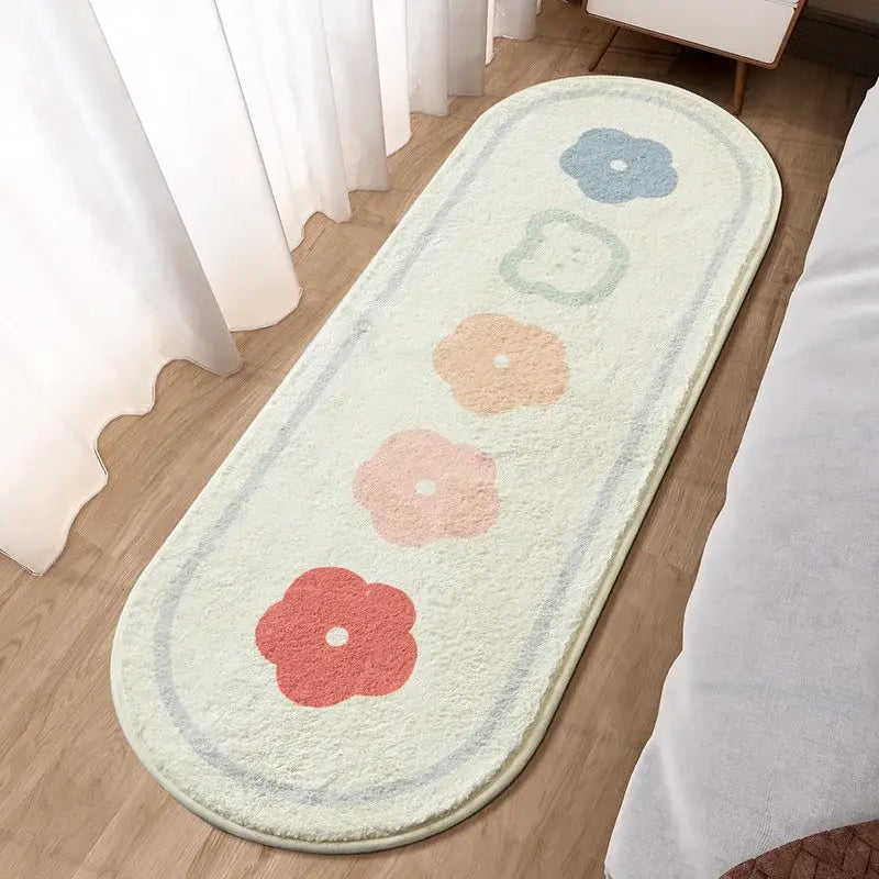 Pink Rabbit Bedside Rug