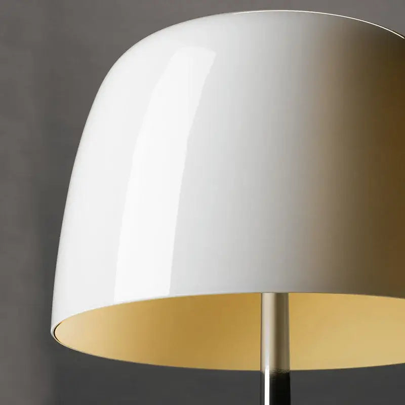 Cream Glass Table Lamp Italian Design