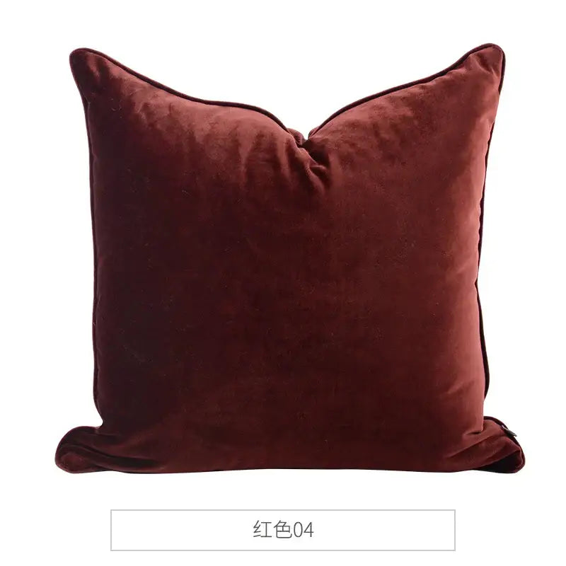 Teal Velvet Pillow Slipcover