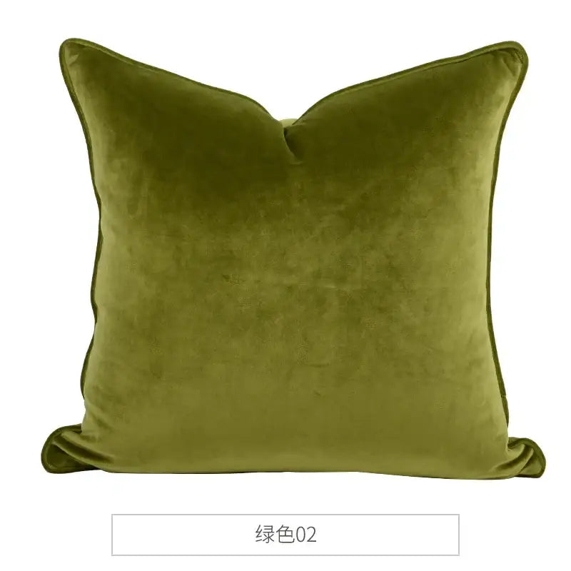 Teal Velvet Pillow Slipcover