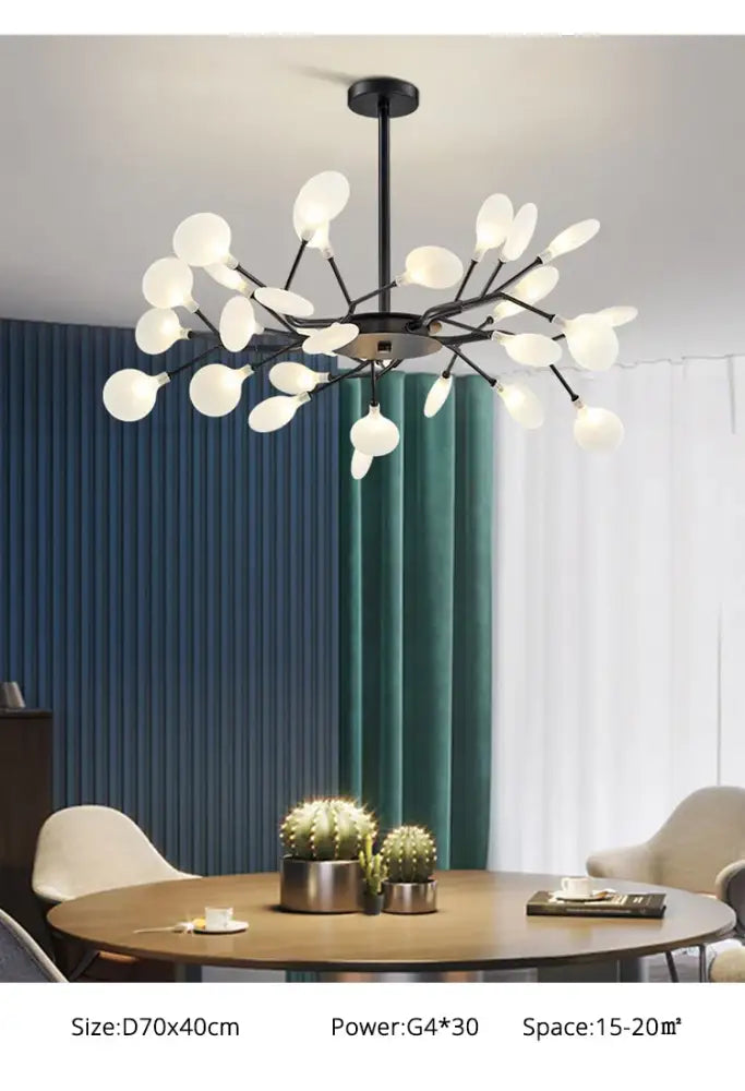 Gold Globe LED Chandelier 9-54 Heads