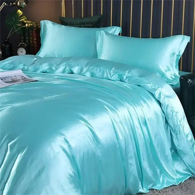 Copper Silk Bedding Set
