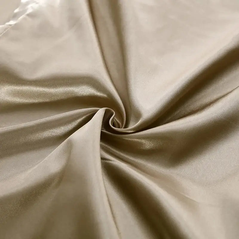Camel Satin Bedding Set