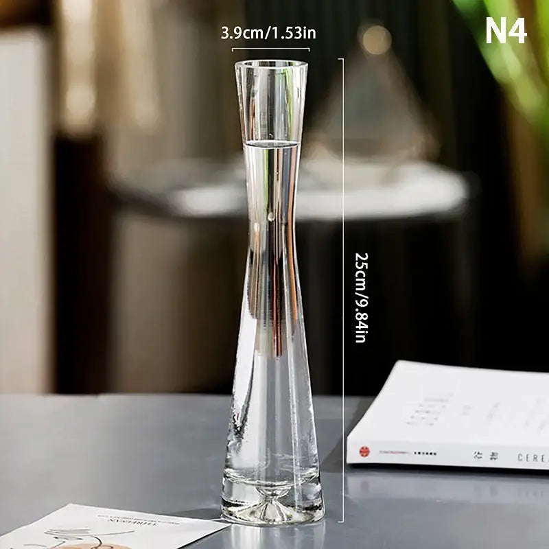 Clear Glass Vase Set