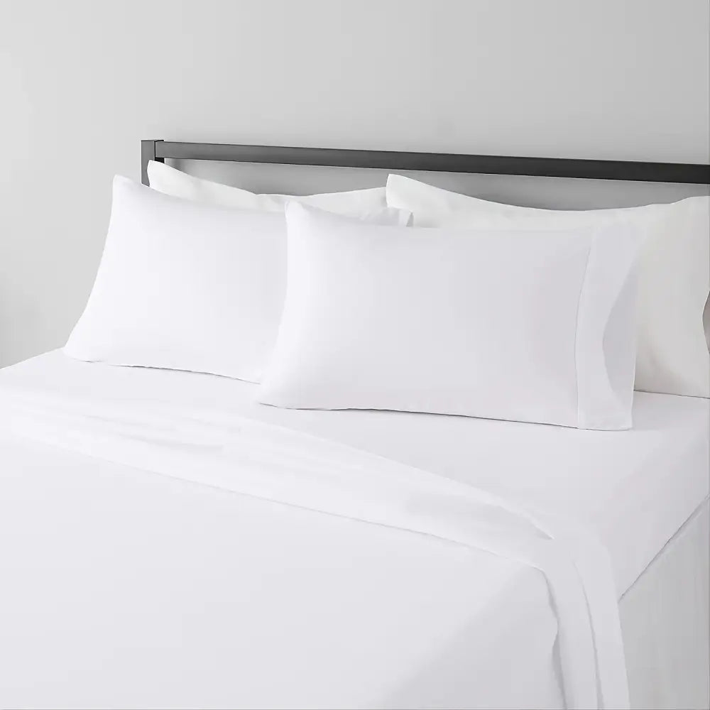 Gray Satin Bed Sheet Set