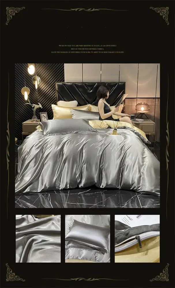 Copper Mulberry Silk Bedding