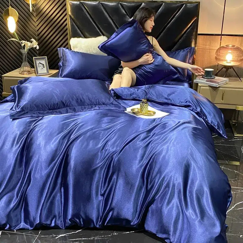 Violet Rayon Silk Bedding