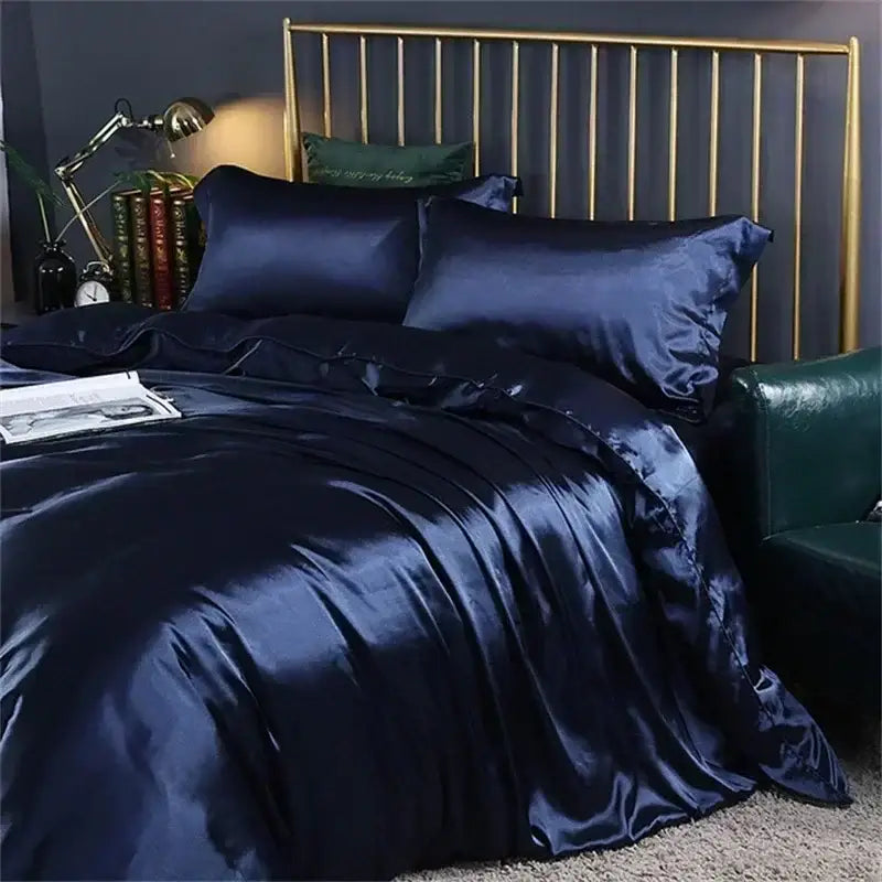 Purple Satin Mulberry Set