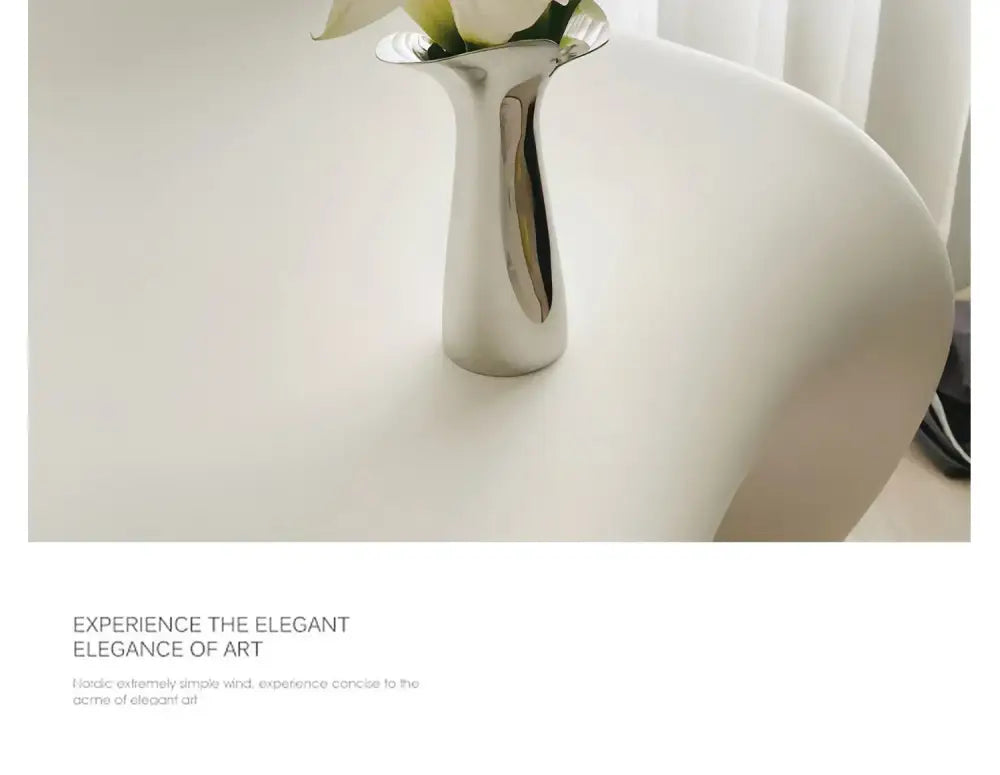 Silver Stainless Steel Vase