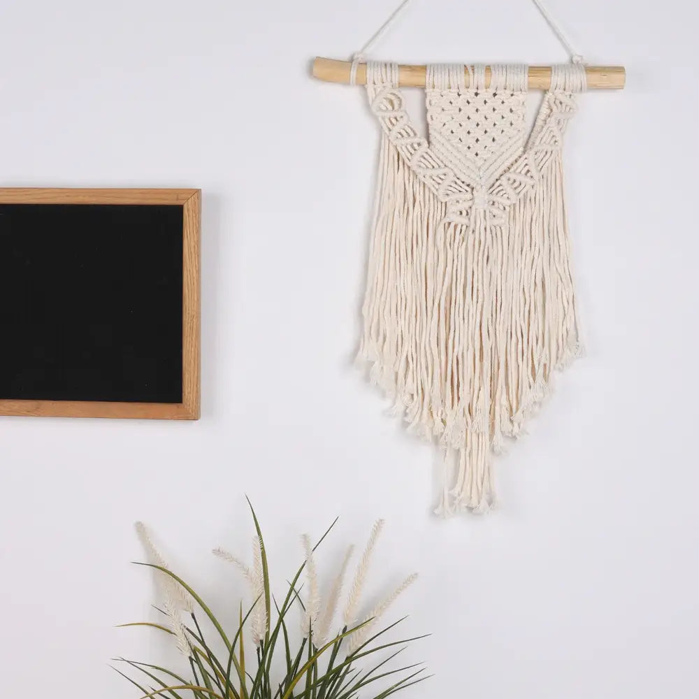 Cream Macrame Wall Hanging