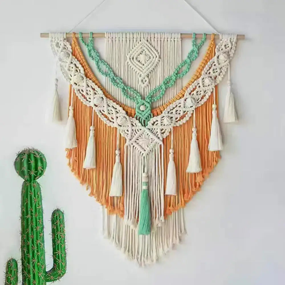Cream Macrame Wall Hanging