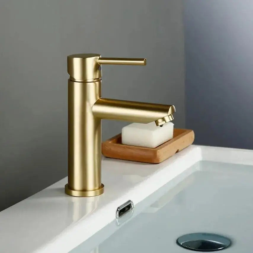 Brushed Gold Bathroom Faucet