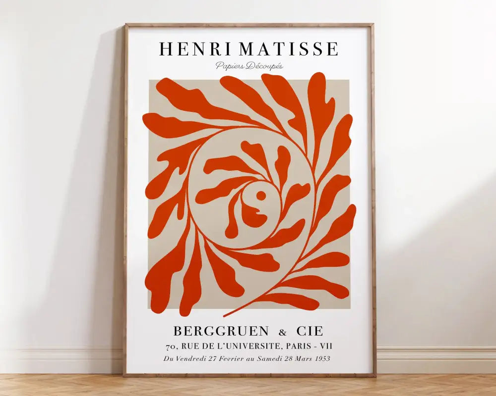 Framed Floral Art Print