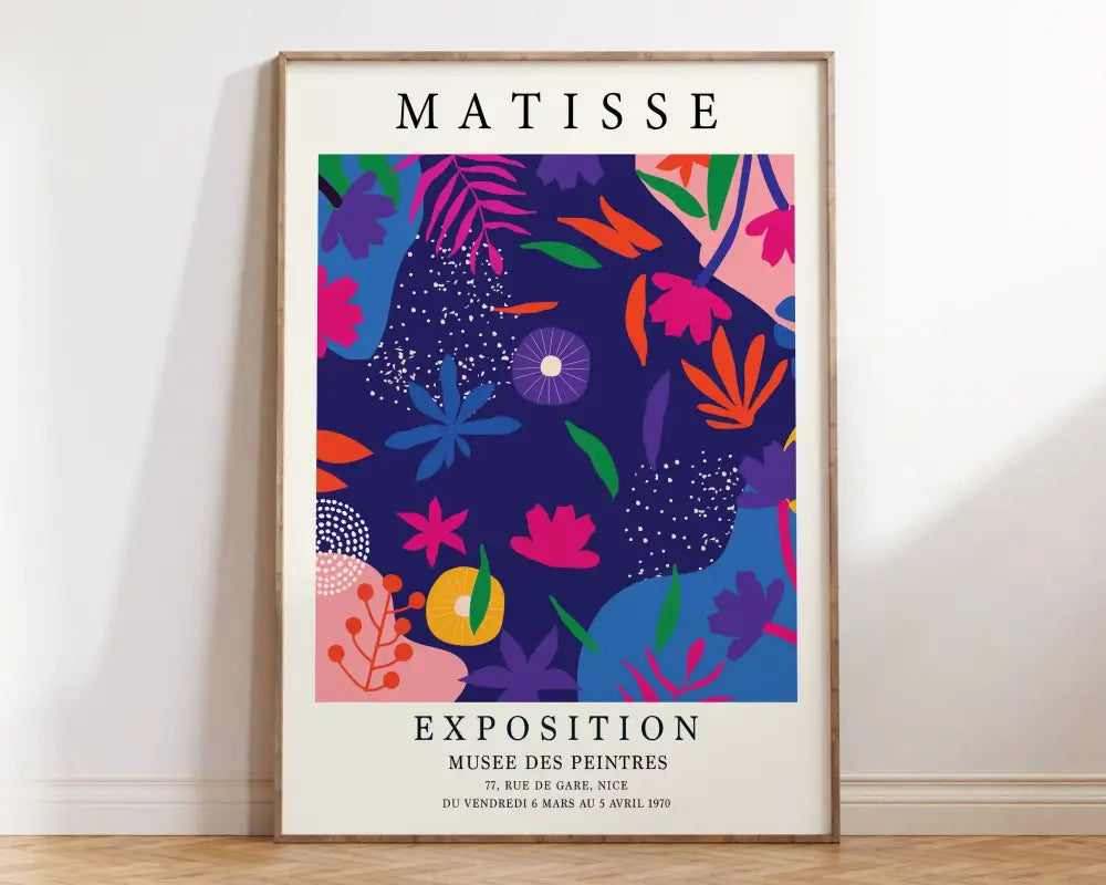 Framed Floral Art Print