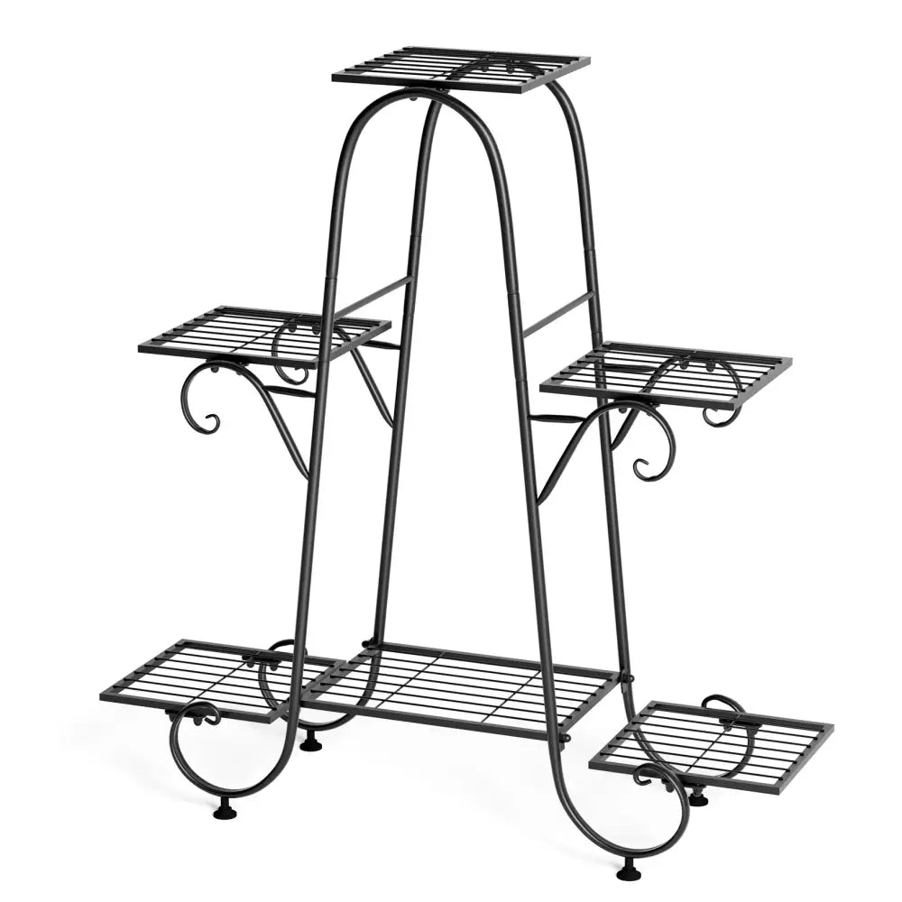 Black Metal Plant Display Rack