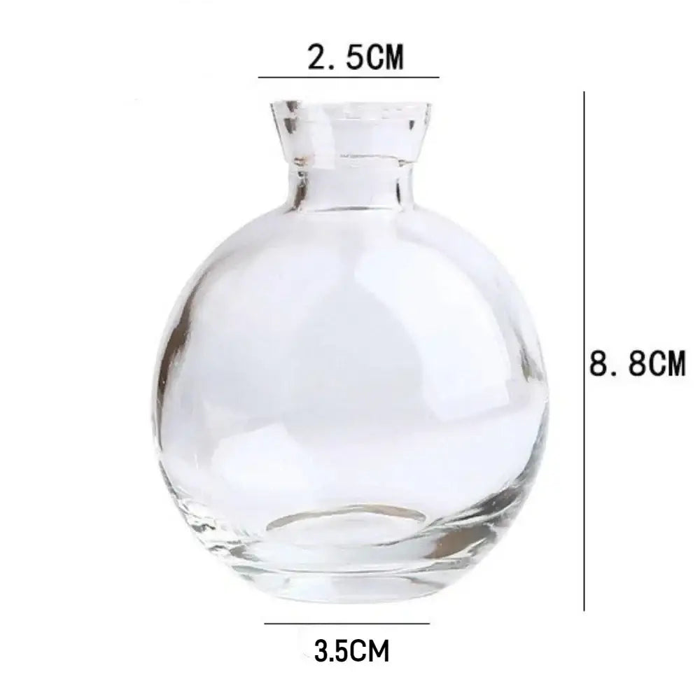 Blue Glass Vase Trio