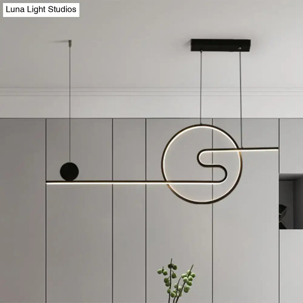 Gold Island Pendant Light Warm or White LED