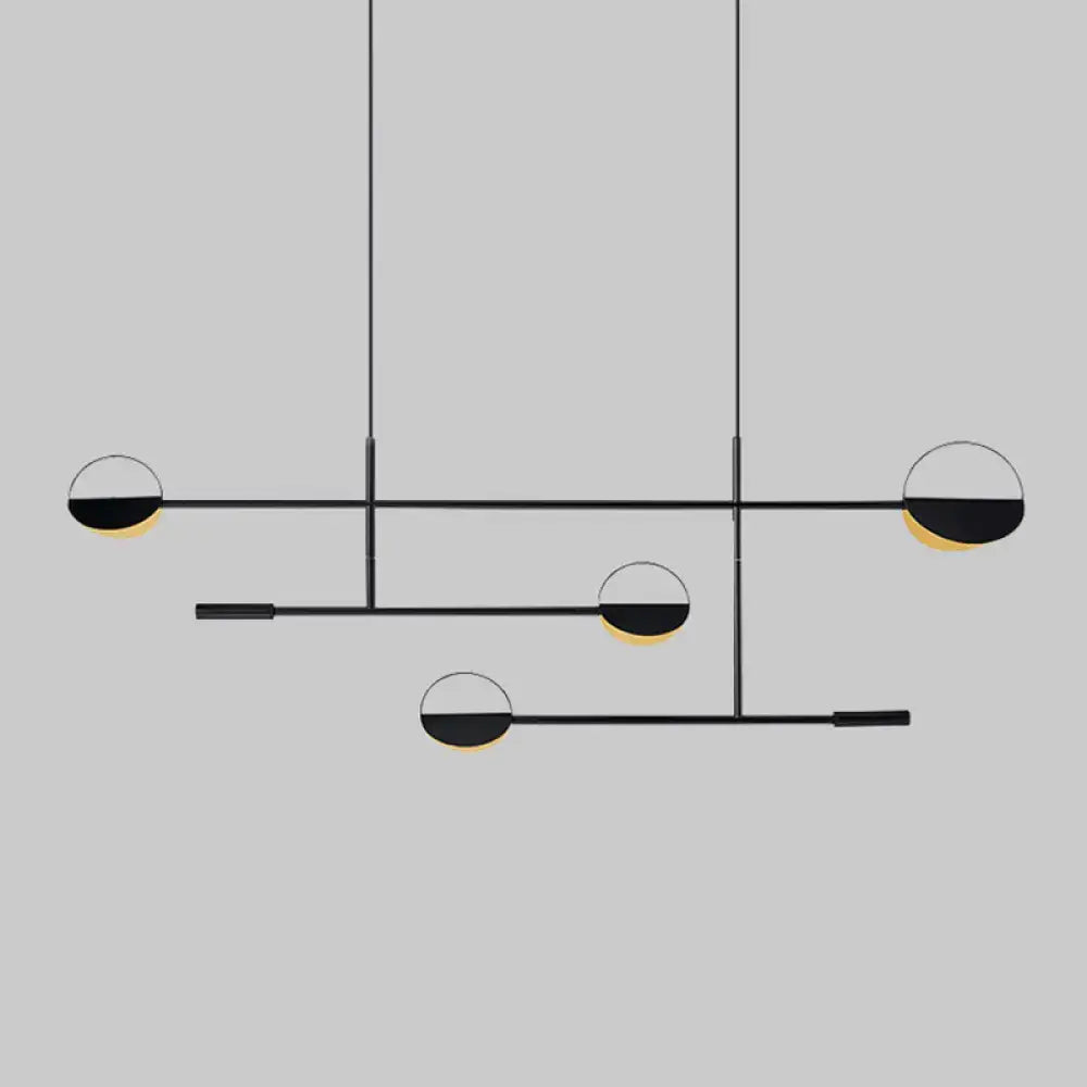 Gold Minimalist Geometric Pendant Light