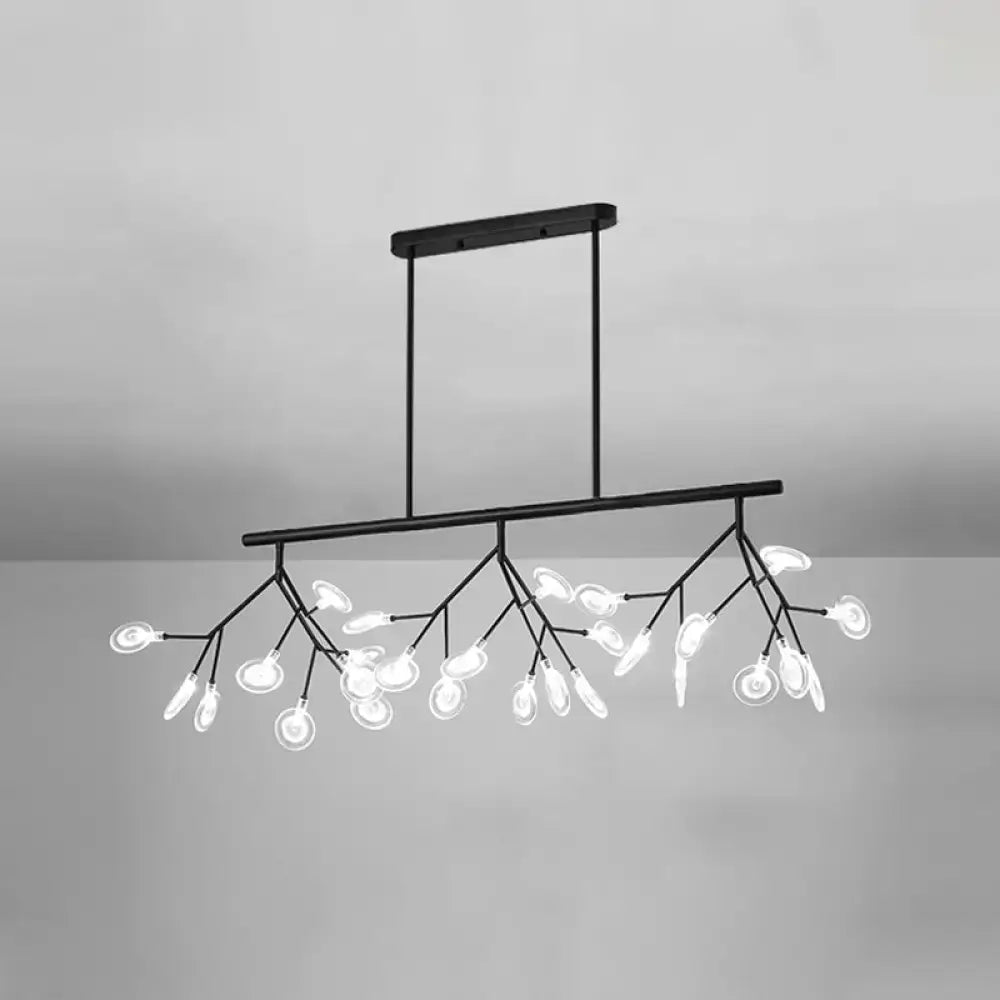 Black Firefly Glass Chandelier