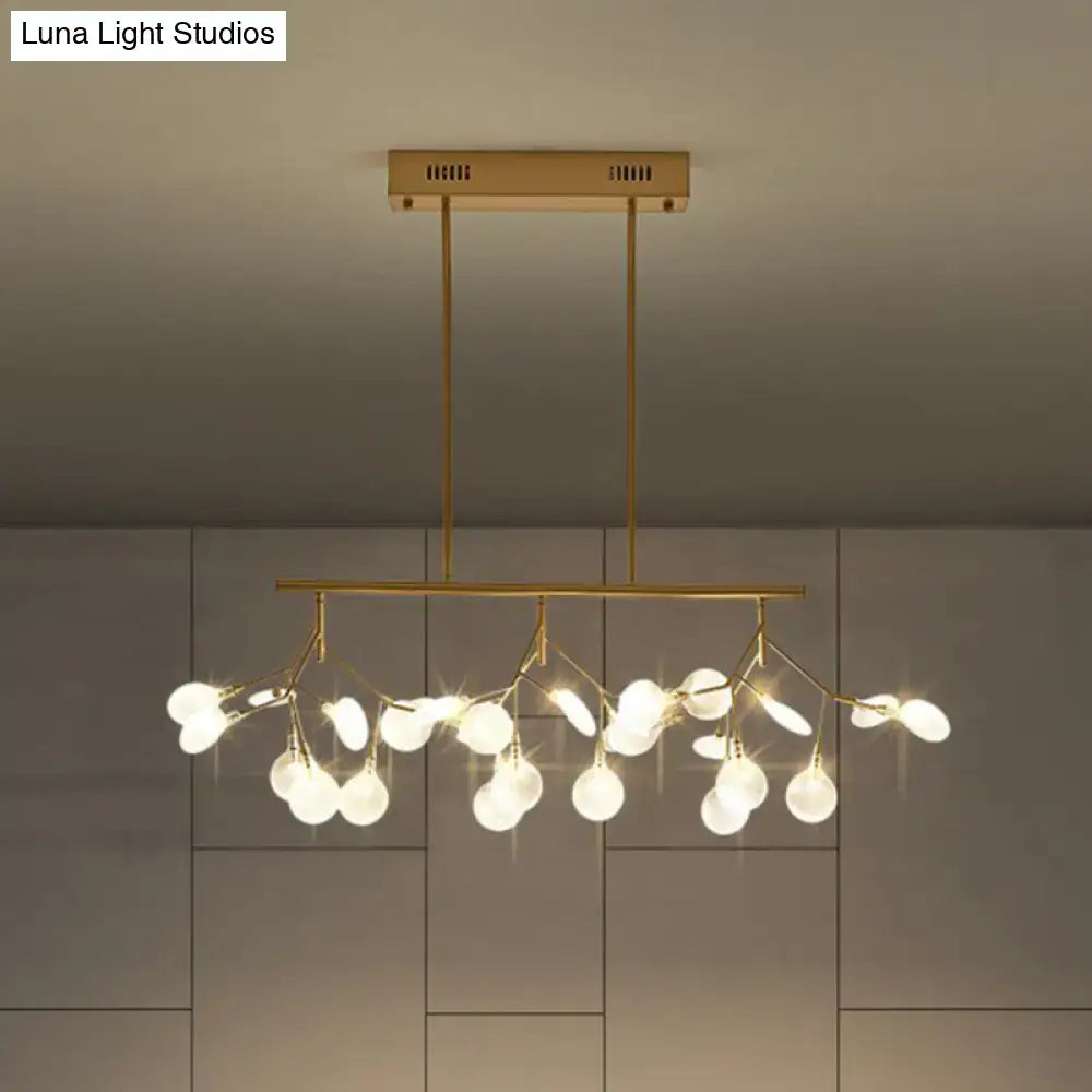 Gold Black Minimalist LED Ceiling Light