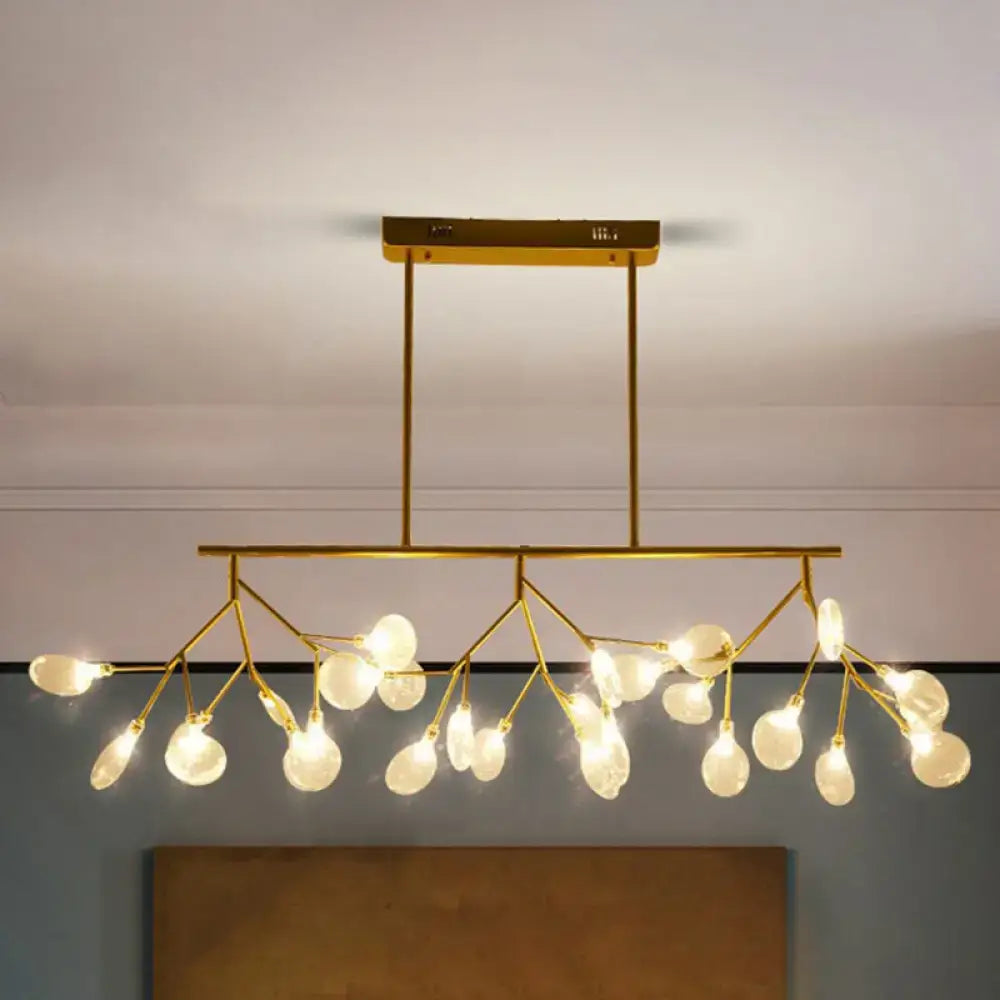 Gold Black Minimalist LED Ceiling Light