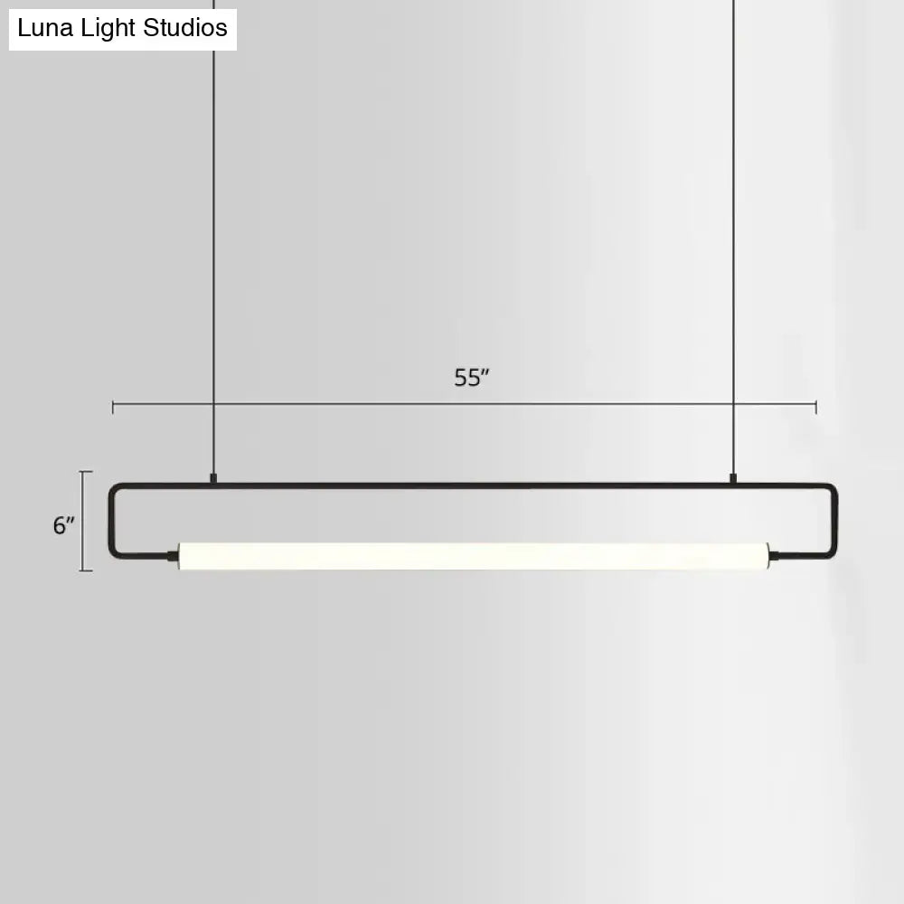 Black LED Ceiling Light