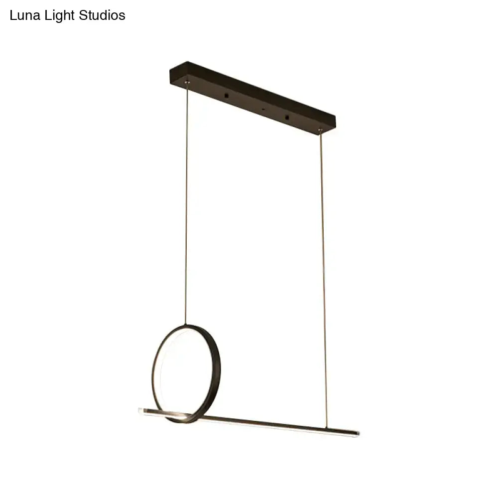 Black Iron Island Pendant