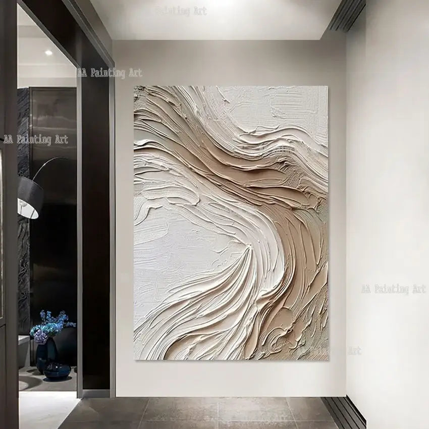White 3D Wall Art