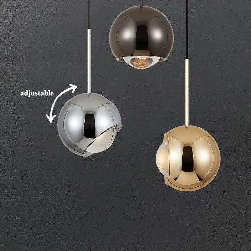 Gold Silver LED Pendant