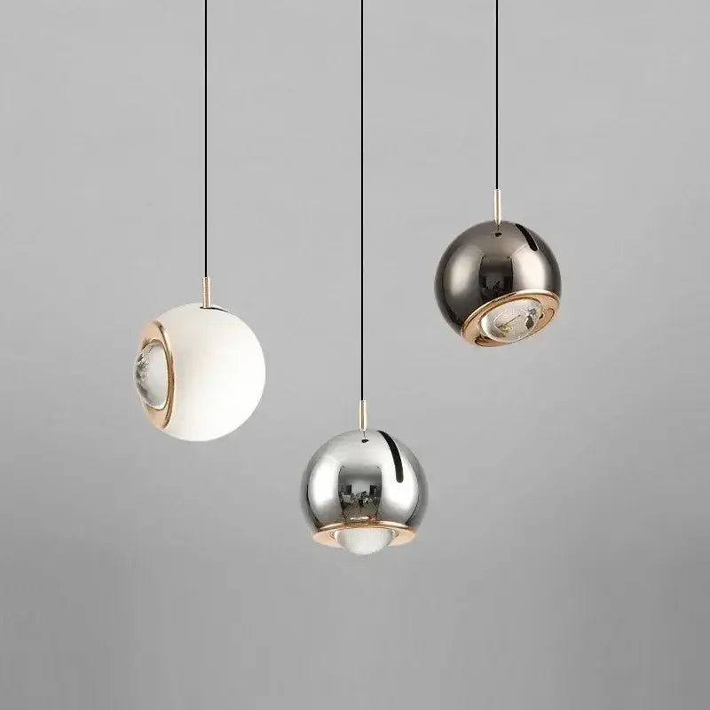 Gold Silver LED Pendant