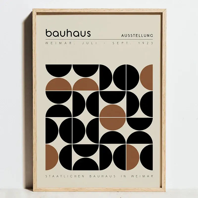 Black White Bauhaus Posters