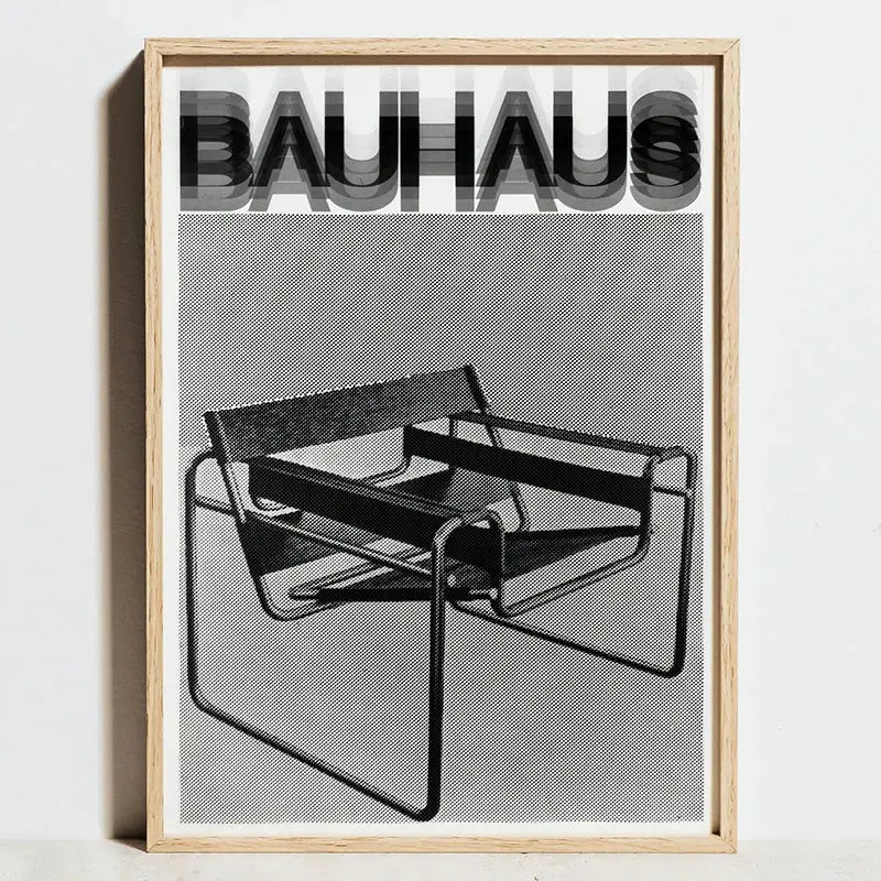 Black White Bauhaus Posters